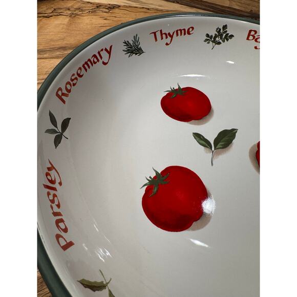 Crate & Barrel, Pomodori Collection Pasta Bowl, 13” x 2.75" - Picture 6 of 8